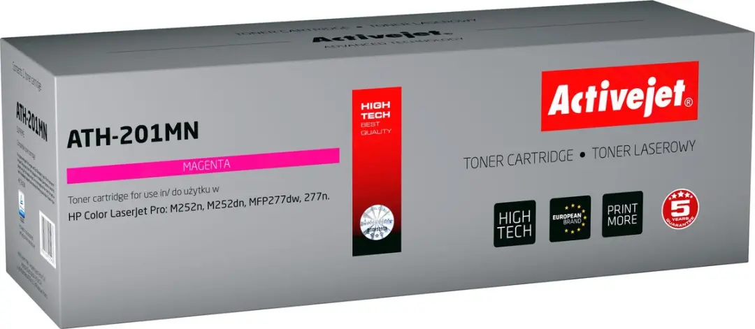 Activejet ATH-201YN Toner - 1400 pagina's - Geel - afbeelding 2 van 3