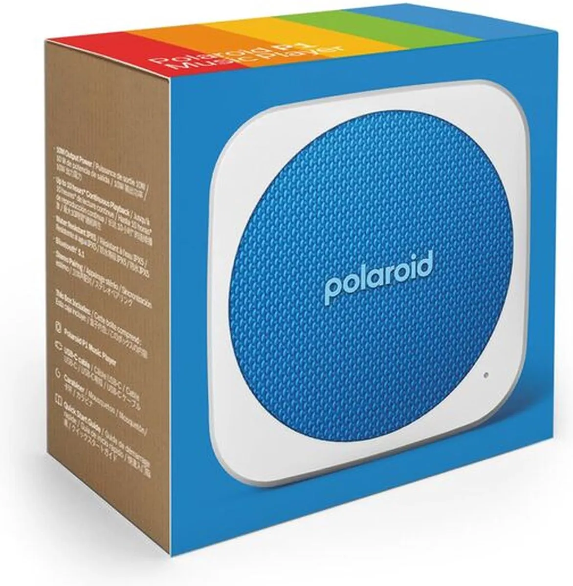 Polaroid P1 Music Player Bluetooth Speaker - Blauw/Wit