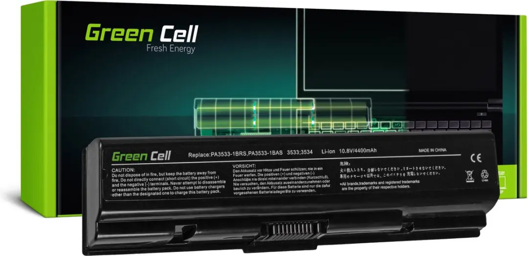 Green Cell TS01 Laptopaccu 4400mAh