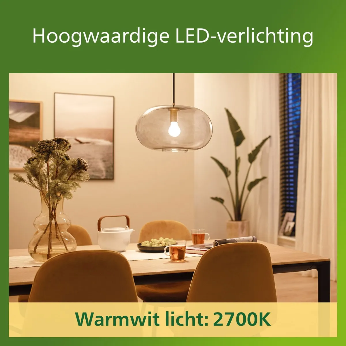 Philips UltraEfficient LED A60 E27 2.3W Warmwit Mat - afbeelding 6 van 6