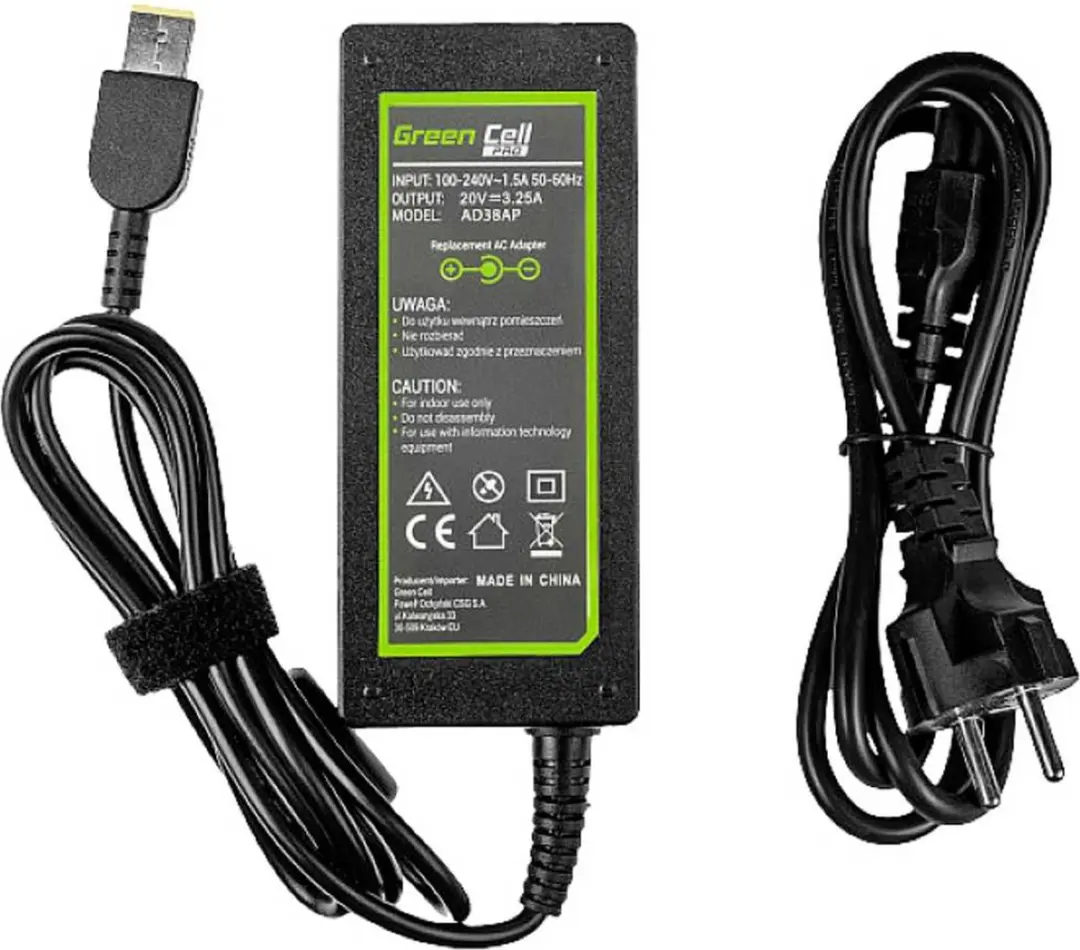 Green Cell AD38AP Laptop Netvoeding 65W