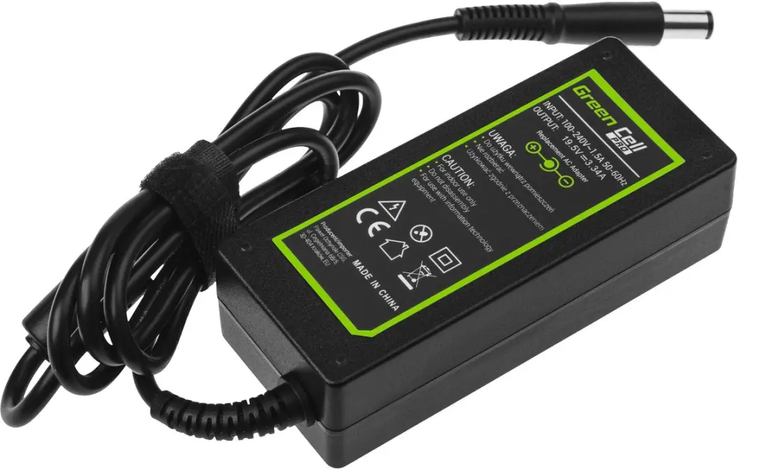 Green Cell AD07AP Laptop Netvoeding 65W - Zwart - afbeelding 3 van 6