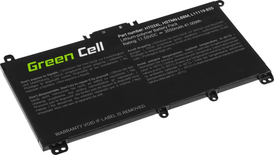 Green Cell HT03XL Laptopaccu 3400mAh - o.a. HP 240/245/250 G7 - afbeelding 6 van 6