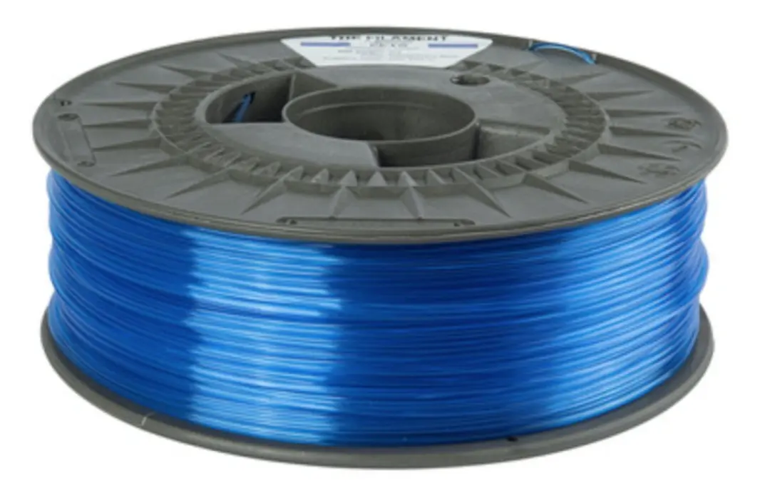 Spectrum PET-G Filament 1.75mm 1kg - Transparant Blauw - afbeelding 2 van 3