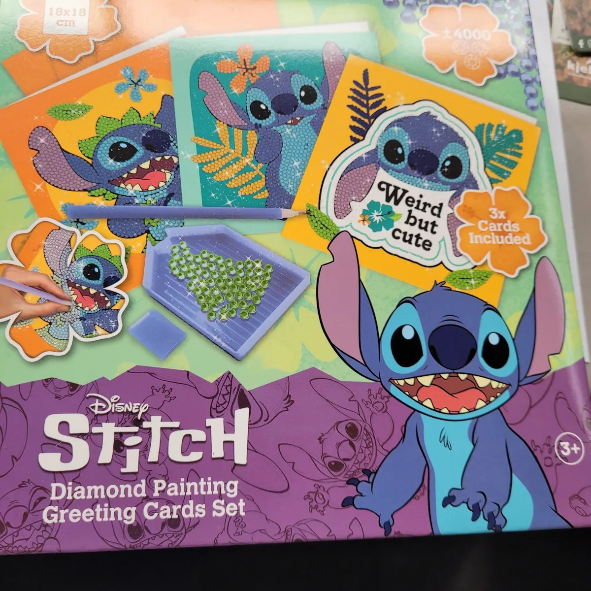 Disney Stitch Diamond Painting Set - 3 Stuks Assorti