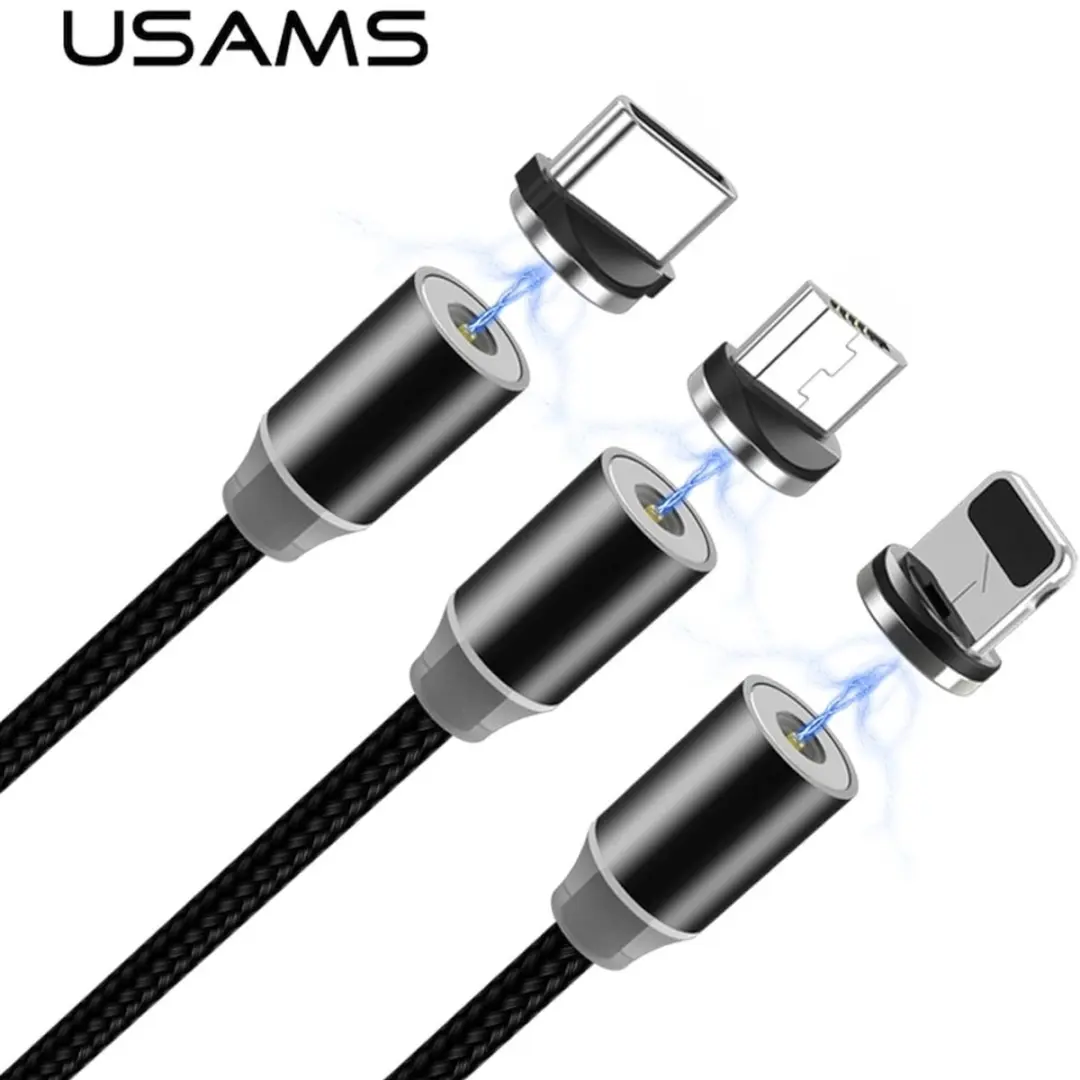 USAMS US-SJ157 Lightning USB-adapter - Zilver - afbeelding 2 van 2