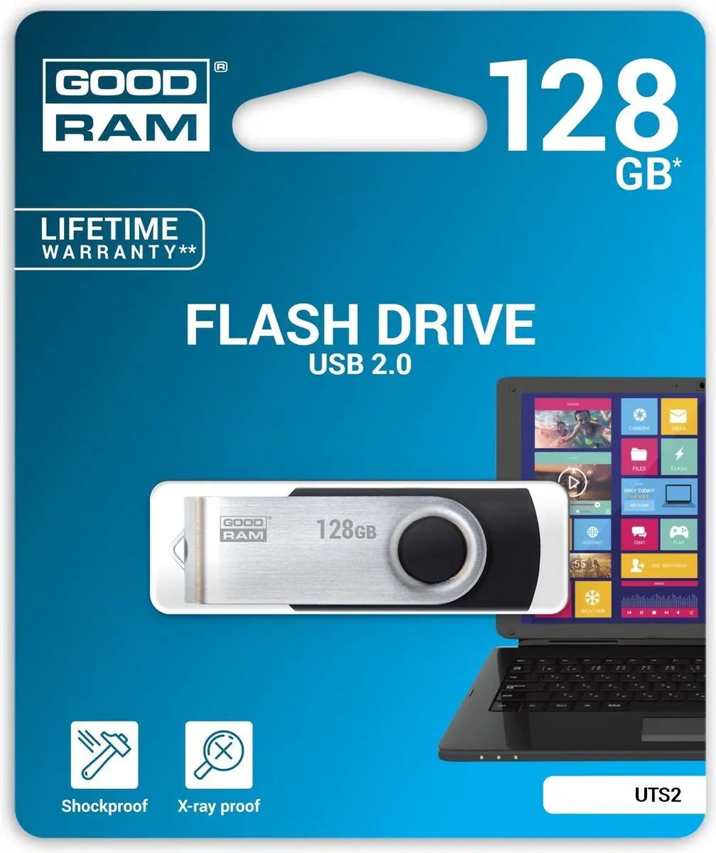 Goodram UTS2 UTS2-1280K0R11 USB-stick 128GB