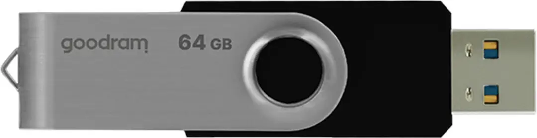 Goodram UTS3 USB-stick 64GB - USB-A 3.2 - Zwart - afbeelding 5 van 6