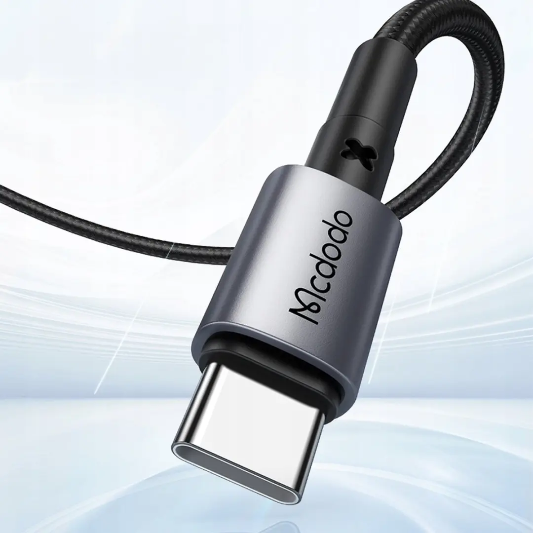 McDodo USB-C naar USB-A kabel 100W - Zwart - afbeelding 6 van 6