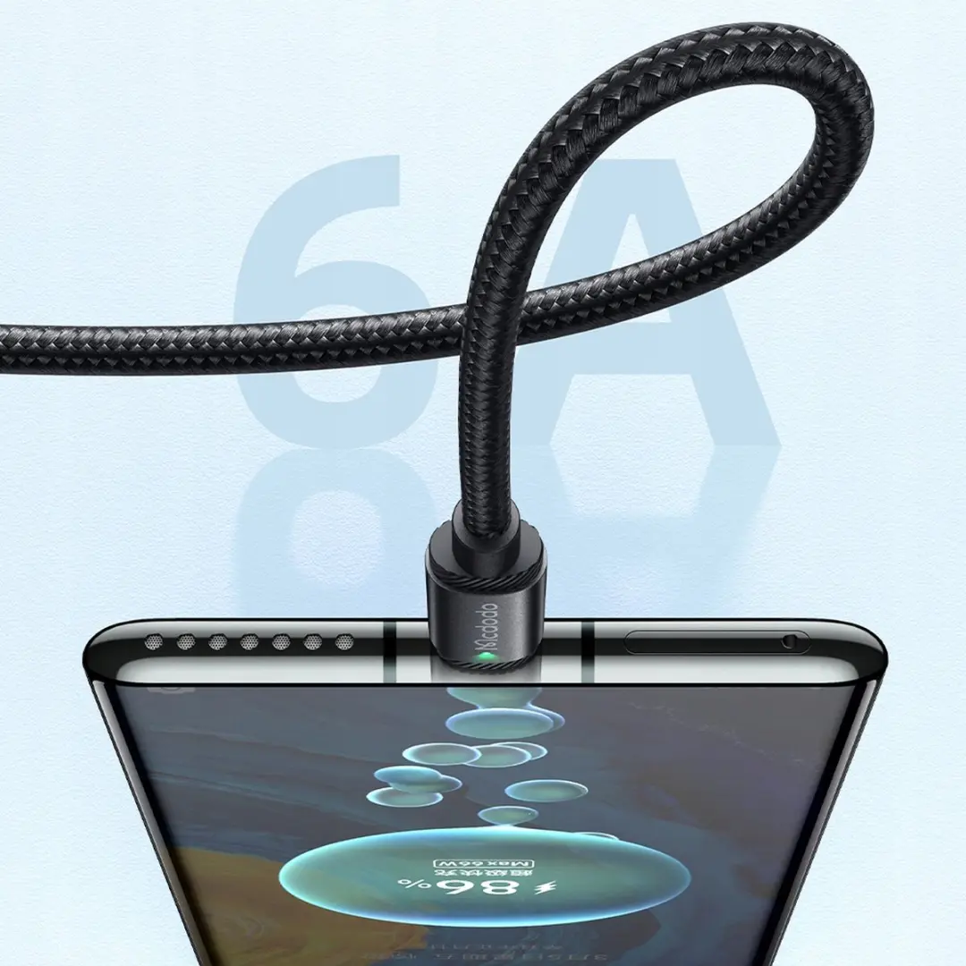 McDodo USB-C naar USB-A kabel CA-4730 - 120W - 1.5m - afbeelding 2 van 6
