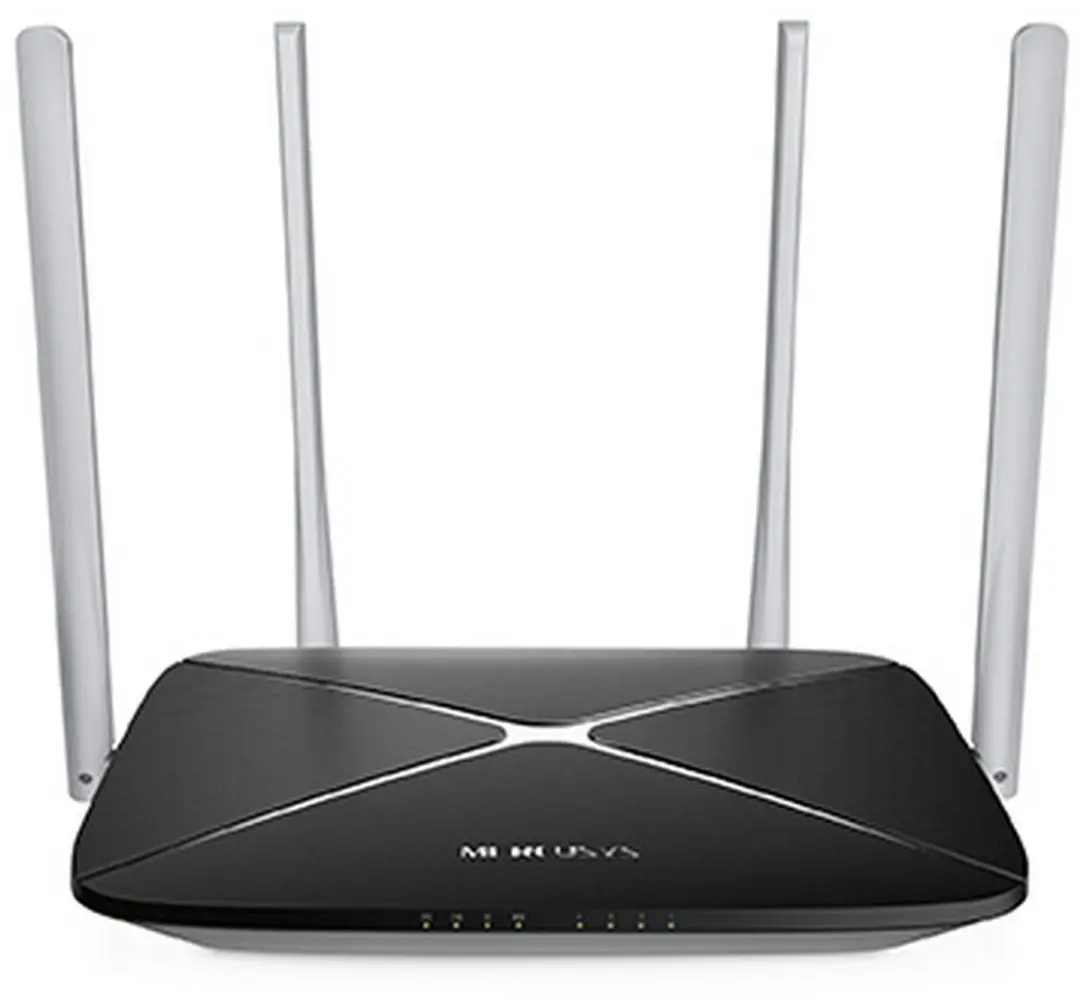 Mercusys AC12 WLAN Router - Dual-Band - Zwart - afbeelding 4 van 5