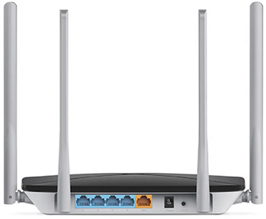 Mercusys AC12 WLAN Router - Dual-Band - Zwart - afbeelding 2 van 5