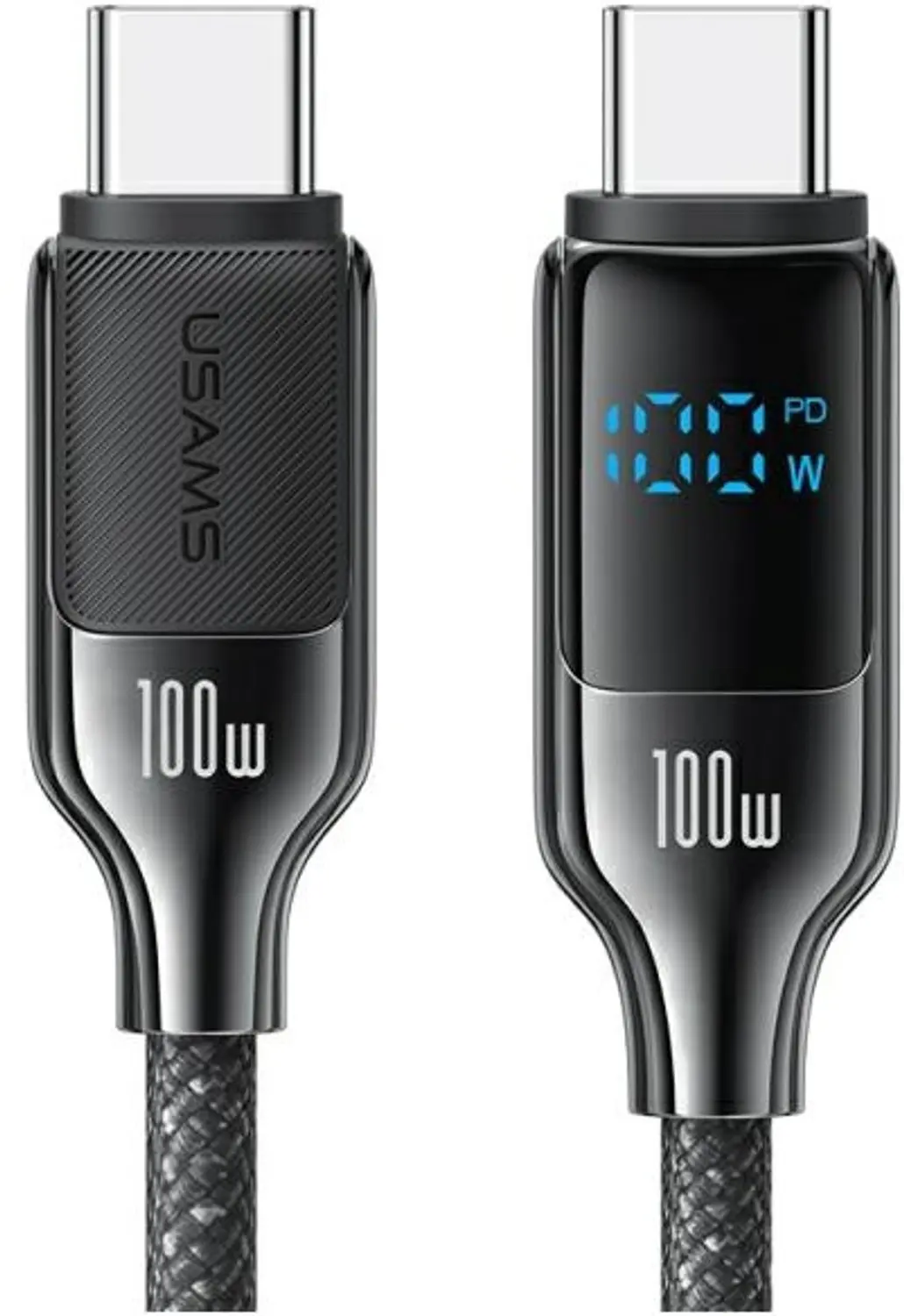USAMS USB-C naar USB-C Kabel 100W 1,2m