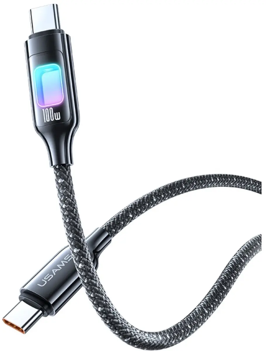 USAMS TC Series SJ750 USB-C Kabel 100W - 1,2m - afbeelding 2 van 6