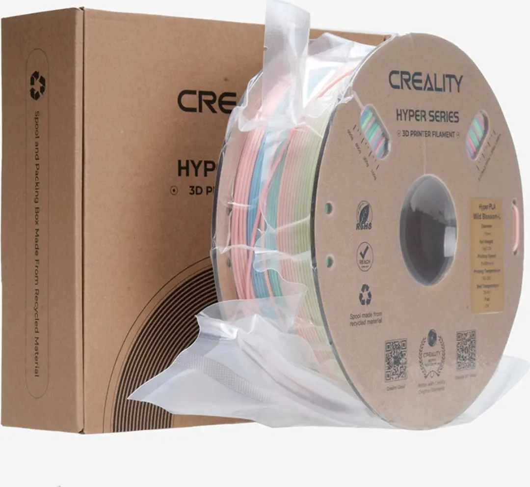Creality Hyper PLA Filament 1.75mm - Rainbow Blossom Long - afbeelding 3 van 5