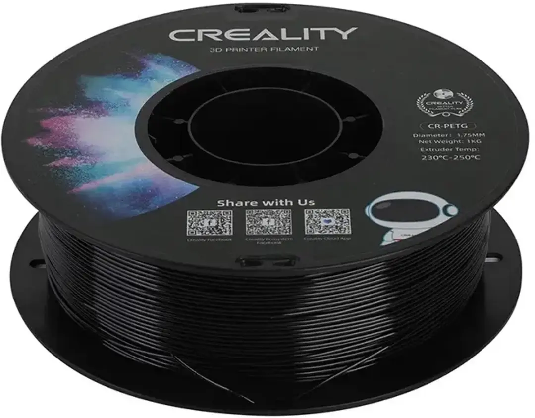 Creality PETG Filament 1,75mm 1kg - Zwart - afbeelding 4 van 6