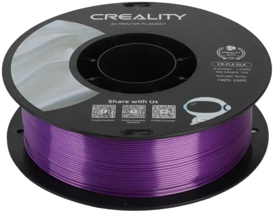 Creality CR-PLA Silk Filament 1.75mm - 1kg - Paars - afbeelding 5 van 5