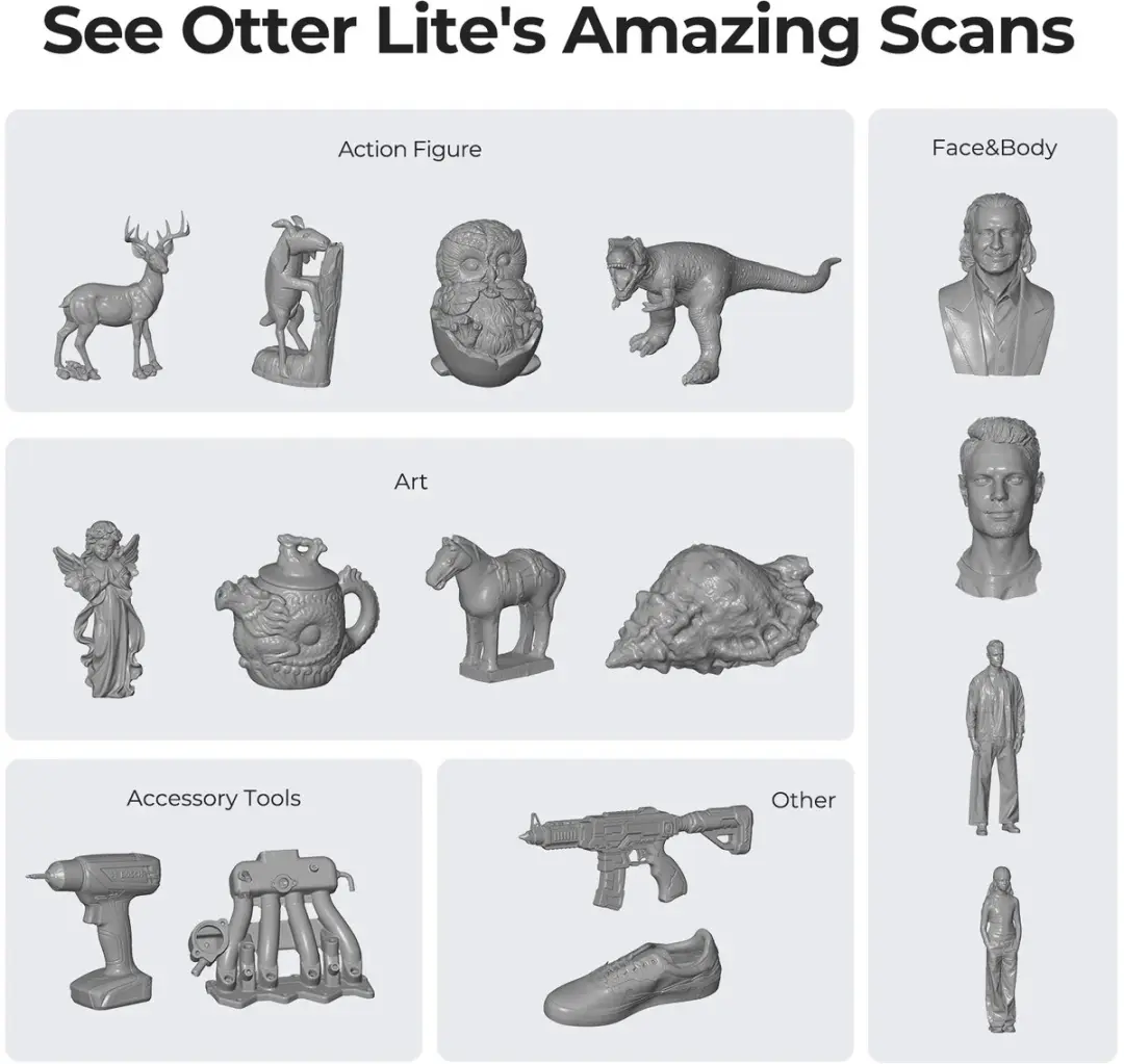 Creality CR-Scan Otter Lite 3D Scanner - 0,02mm - afbeelding 4 van 6