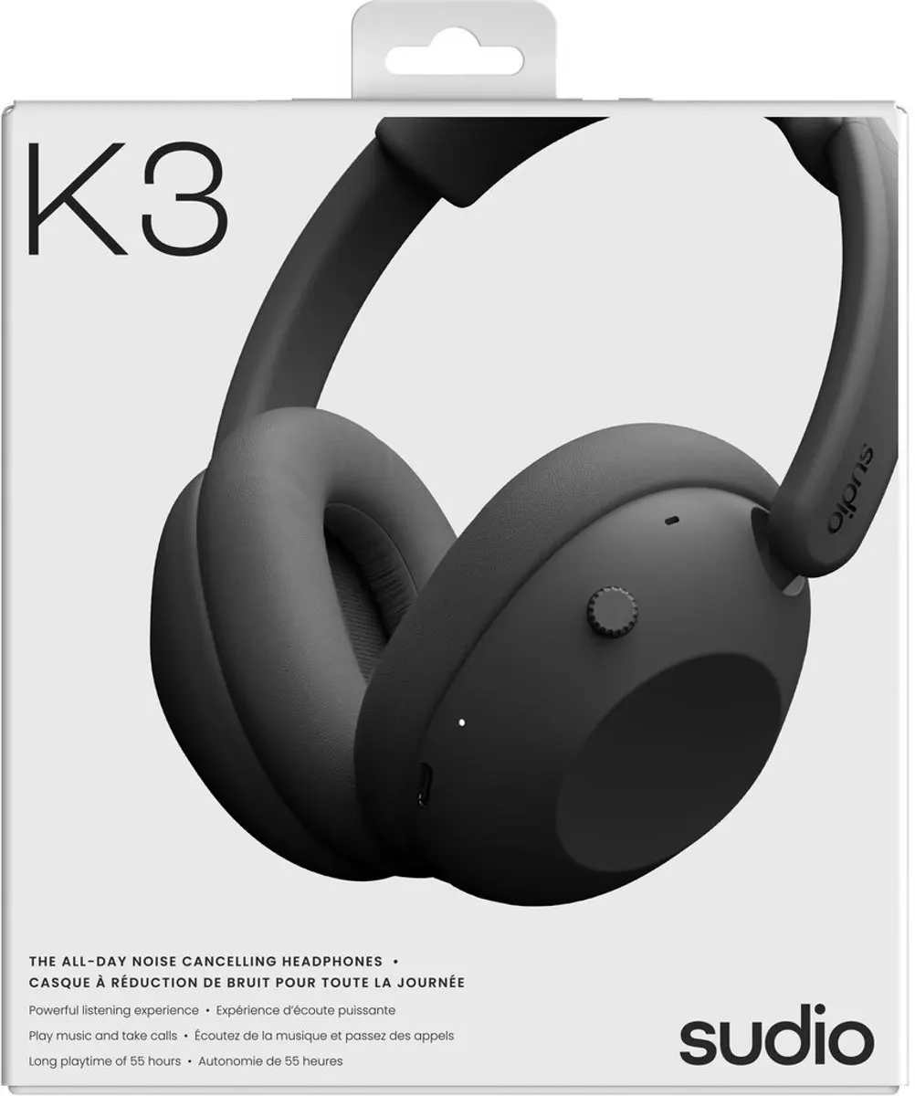 Sudio K3 Over-ear Koptelefoon - Zwart - afbeelding 3 van 5