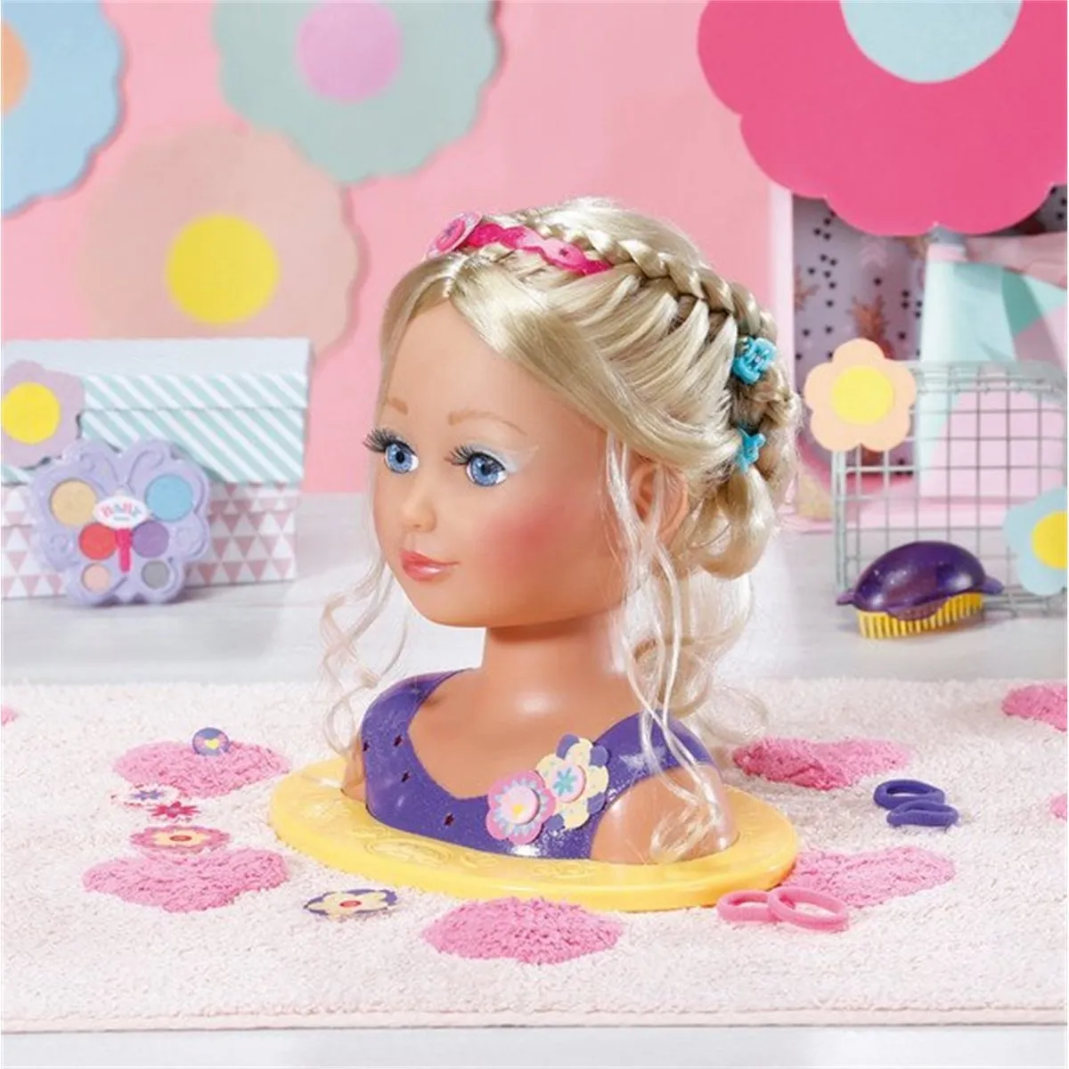 Baby Born Sister Styling Head - Blond - 27 Accessoires - afbeelding 6 van 6