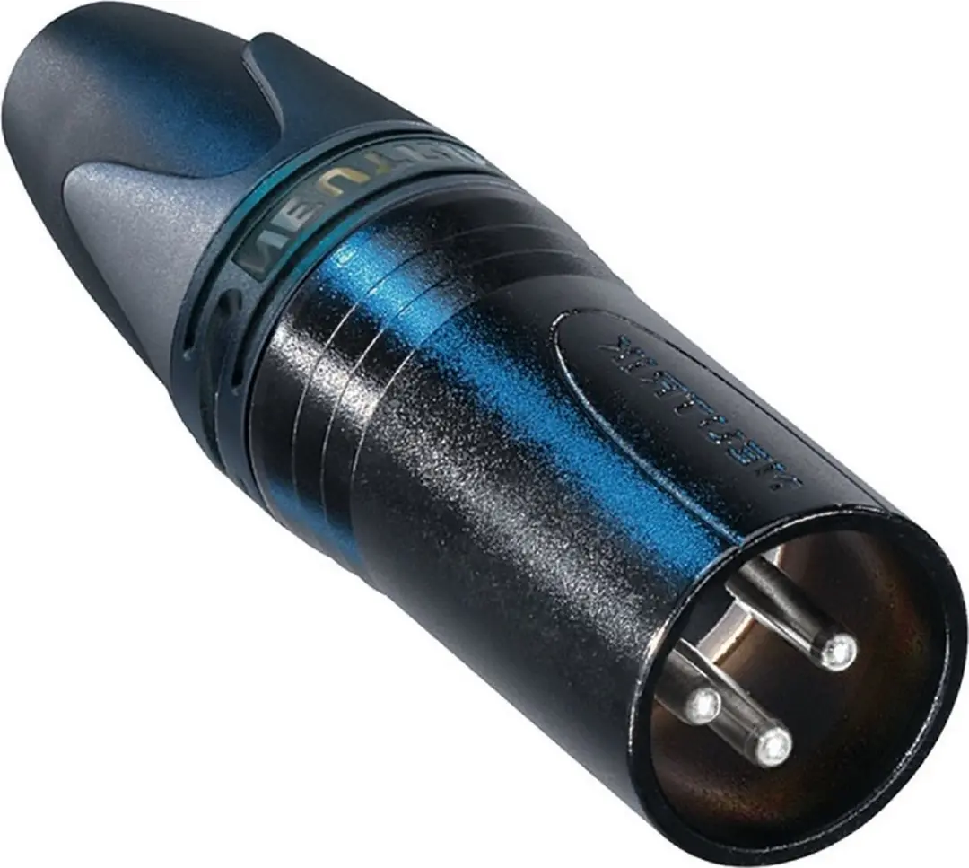 Neutrik NC3MXX-BAG XLR-connector 3-pins - Zwart - afbeelding 4 van 5