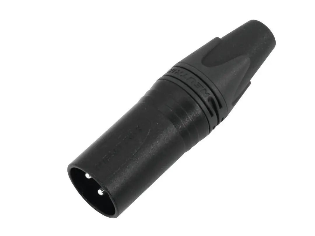 Neutrik NC3MXX-BAG XLR-connector 3-pins - Zwart - afbeelding 2 van 5