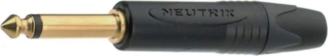 Neutrik NP2X-B 6,35mm Jack Stekker - Mono - Zwart - afbeelding 6 van 6