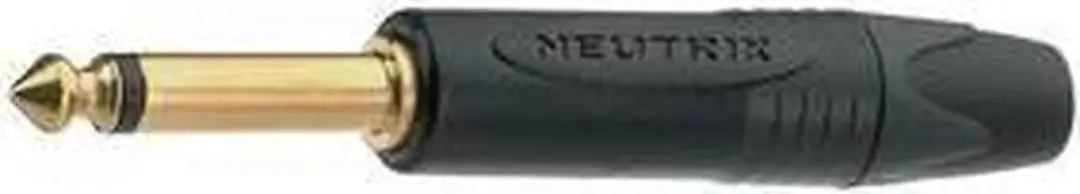 Neutrik NP2X-B 6,35mm Jack Stekker - Mono - Zwart - afbeelding 3 van 6