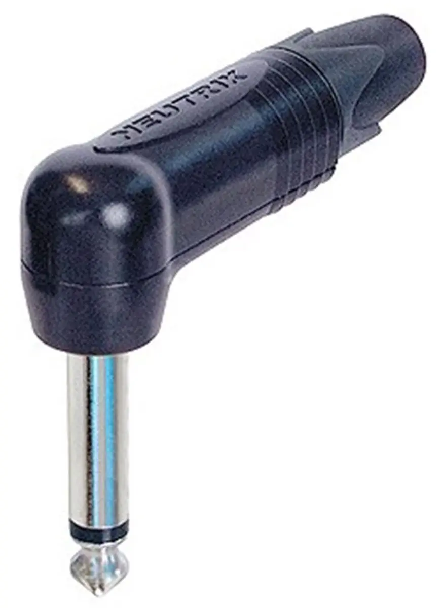 Neutrik NP2RX-BAG Jackplug 6,35mm Haaks Mono - Zwart - afbeelding 6 van 6