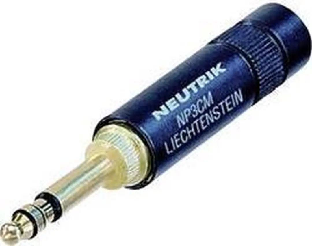 Neutrik NP3CM-B,STEREO Jackplug Stekker