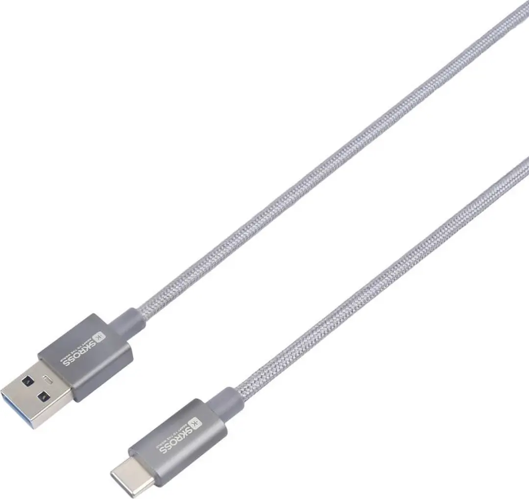 Skross SKCA0012A-C120CN USB-A kabel 1.20 m - Space grijs - afbeelding 3 van 4
