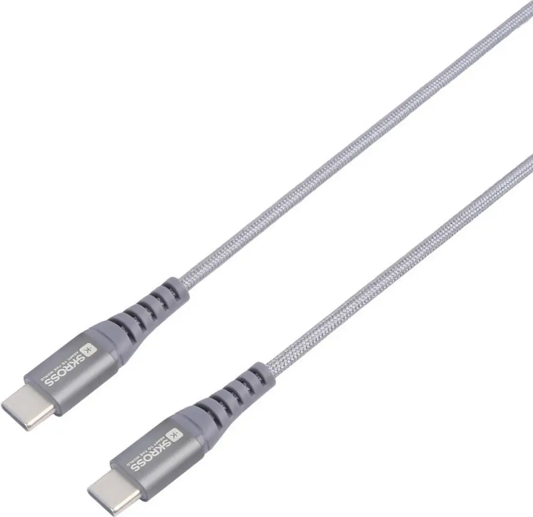 Skross SKCA0017C-C120CN USB-C kabel 1.20m - Space grijs - afbeelding 4 van 4