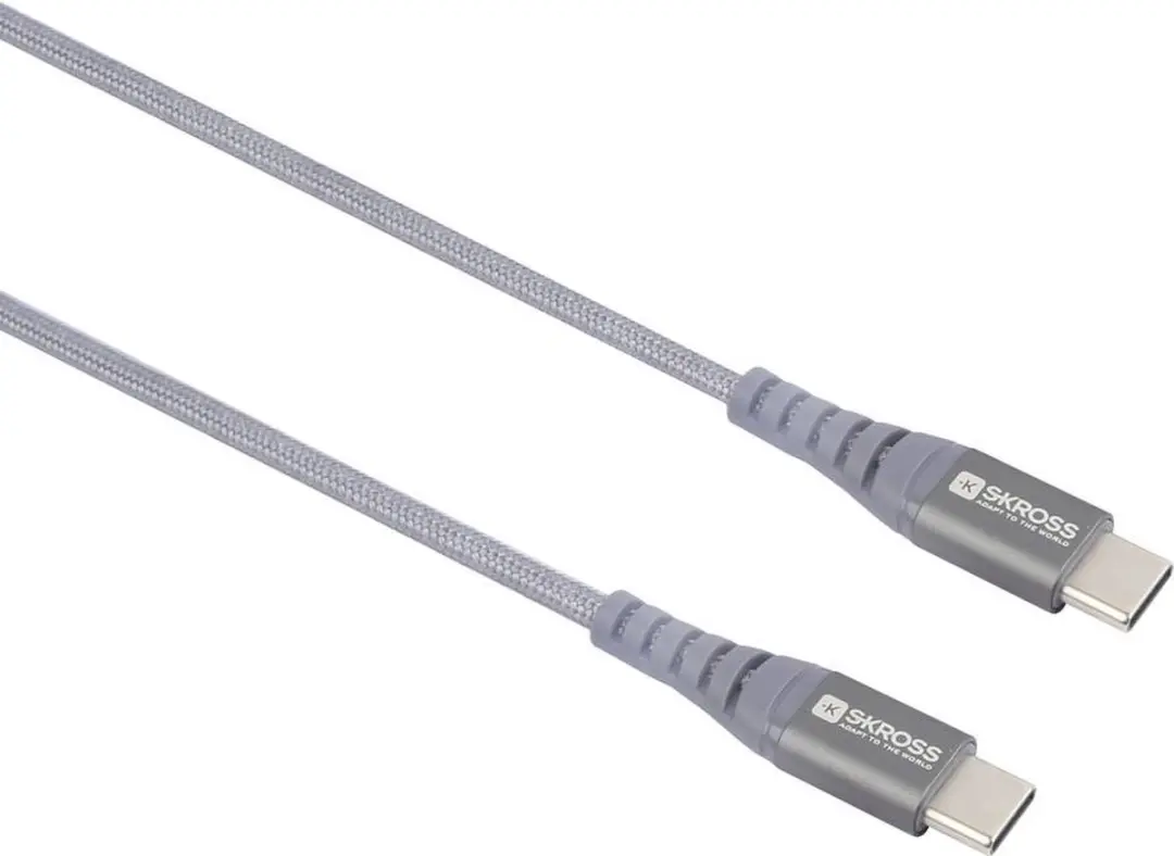 Skross SKCA0017C-C120CN USB-C kabel 1.20m - Space grijs - afbeelding 3 van 4