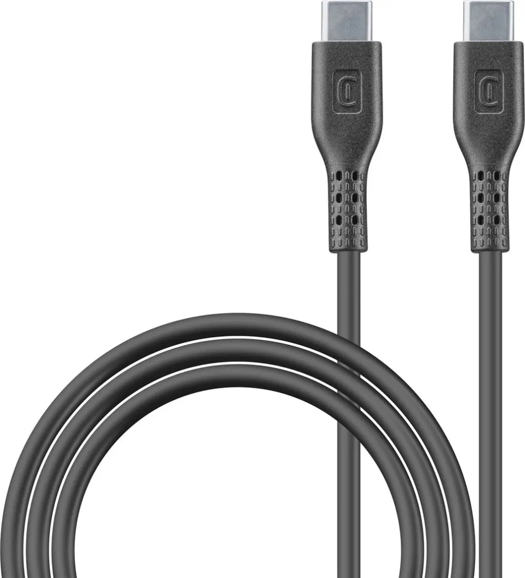 Cellularline USBDATAC2C5A2MTABK USB-C Kabel 2m - Zwart - afbeelding 5 van 5
