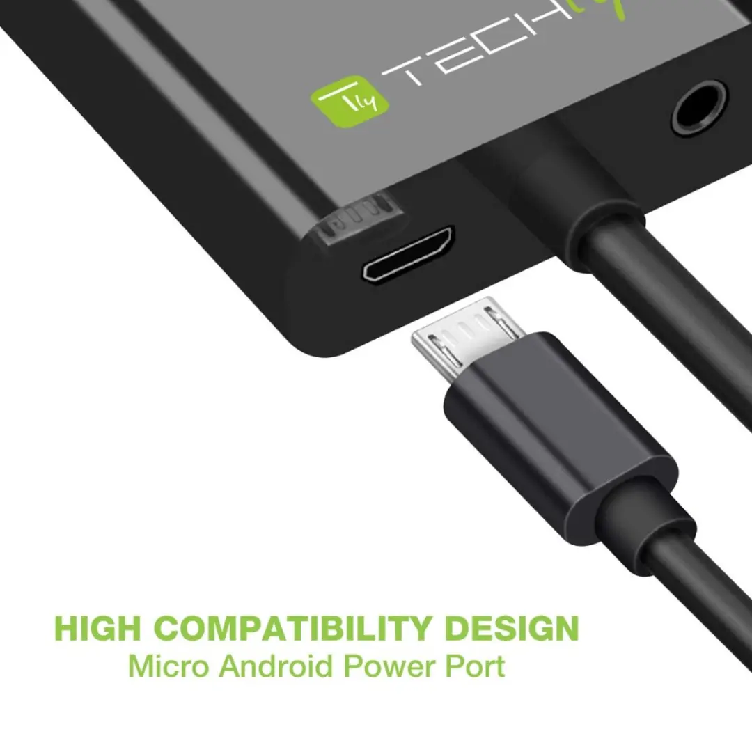 Techly IDATA-HDMI-VGA2AU HDMI naar VGA Converter - Zwart - afbeelding 2 van 6