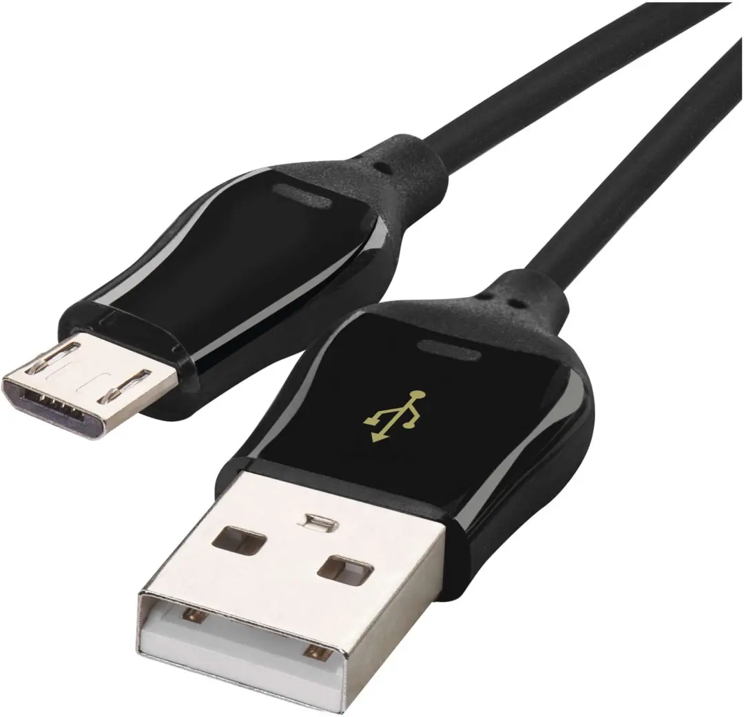 Emos USB-A naar microUSB-kabel SM7004B - 1m - Zwart - afbeelding 6 van 6