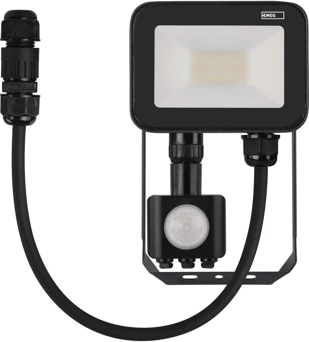 EMOS INOVO LED-spot met bewegingssensor, 10 W, grijs, neutraal wit, ZS2712
