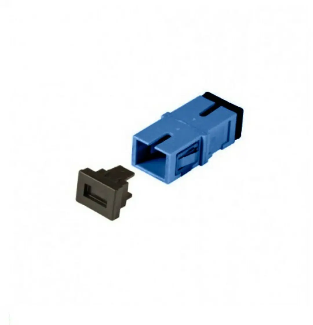 Danicom Singlemode keystone koppeling SC-SC simplex blauw
