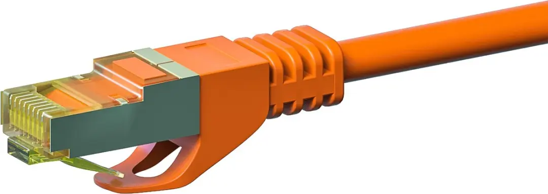 Danicom DC-76-200 Cat7 S/FTP Patchkabel 20m - Oranje - afbeelding 2 van 3