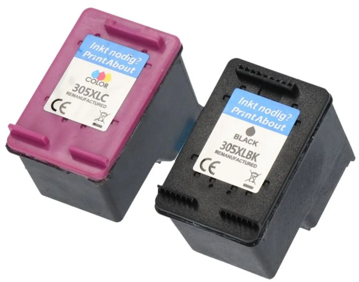 PrintAbout HP 305 Voordeelbundel 6ZD17AE-PA2 - 4 Cartridges
