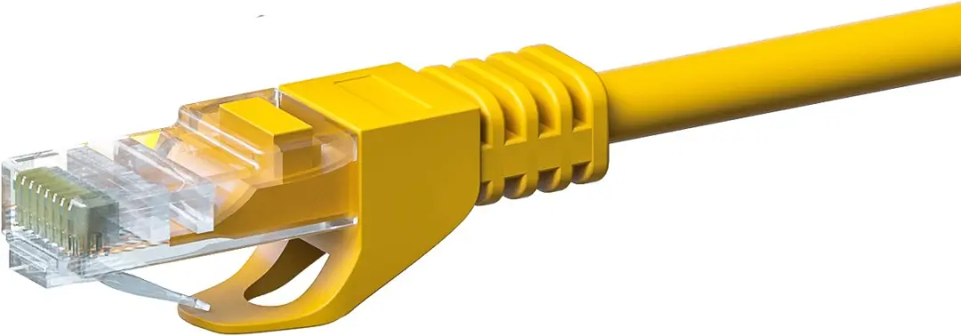 Danicom CAT5e UTP Patchkabel DC-C57-002 - 0,25m - Geel - afbeelding 2 van 4