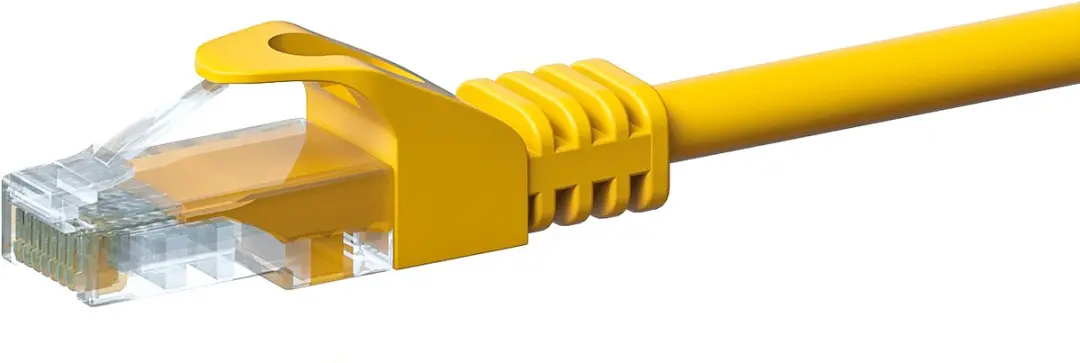Danicom CAT5e UTP Patchkabel DC-C57-002 - 0,25m - Geel - afbeelding 3 van 4
