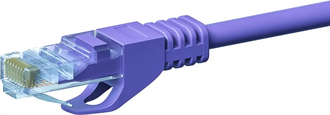 Danicom DC-C58-002 CAT5e UTP patchkabel - 0,25m - Paars - afbeelding 2 van 3