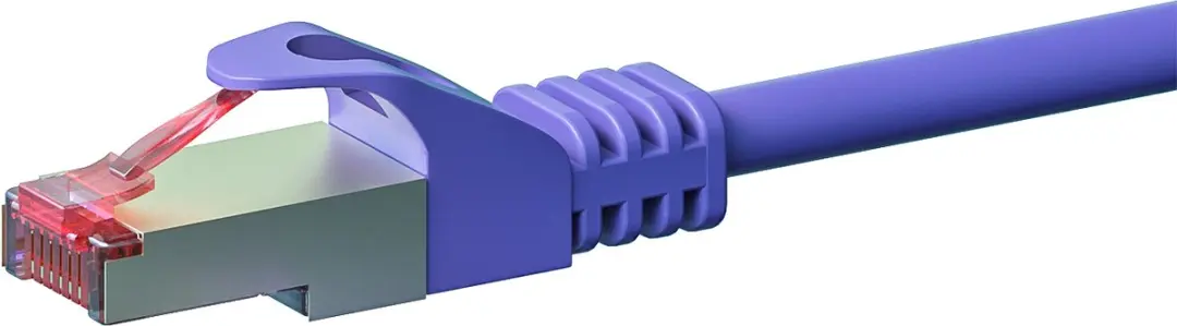 Danicom DC-S68-002 CAT6 S/FTP patchkabel - 0,25m - Paars - afbeelding 2 van 3