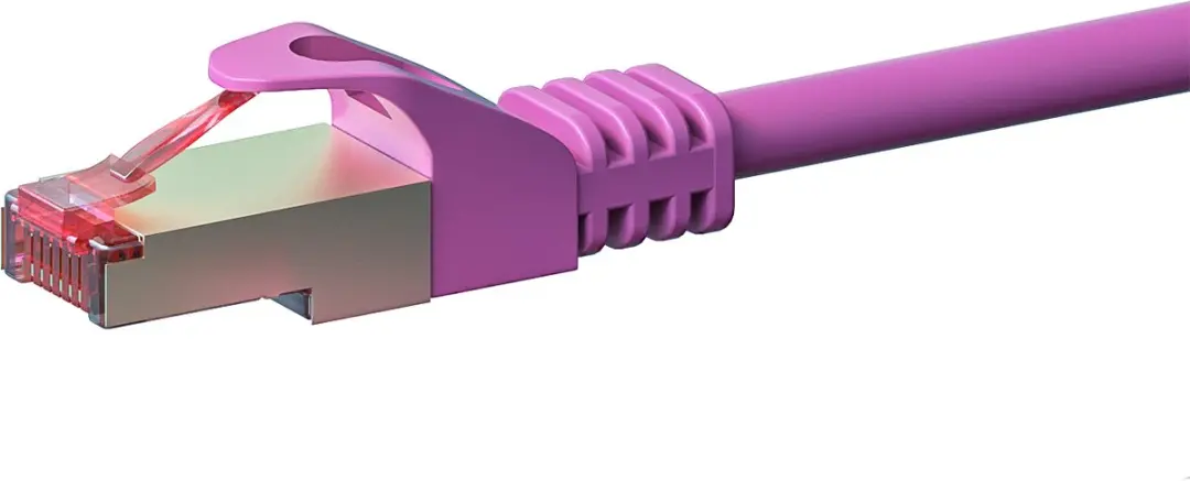 Danicom CAT6 S/FTP Patchkabel DC-S69-010 - 1m - Roze - afbeelding 2 van 3