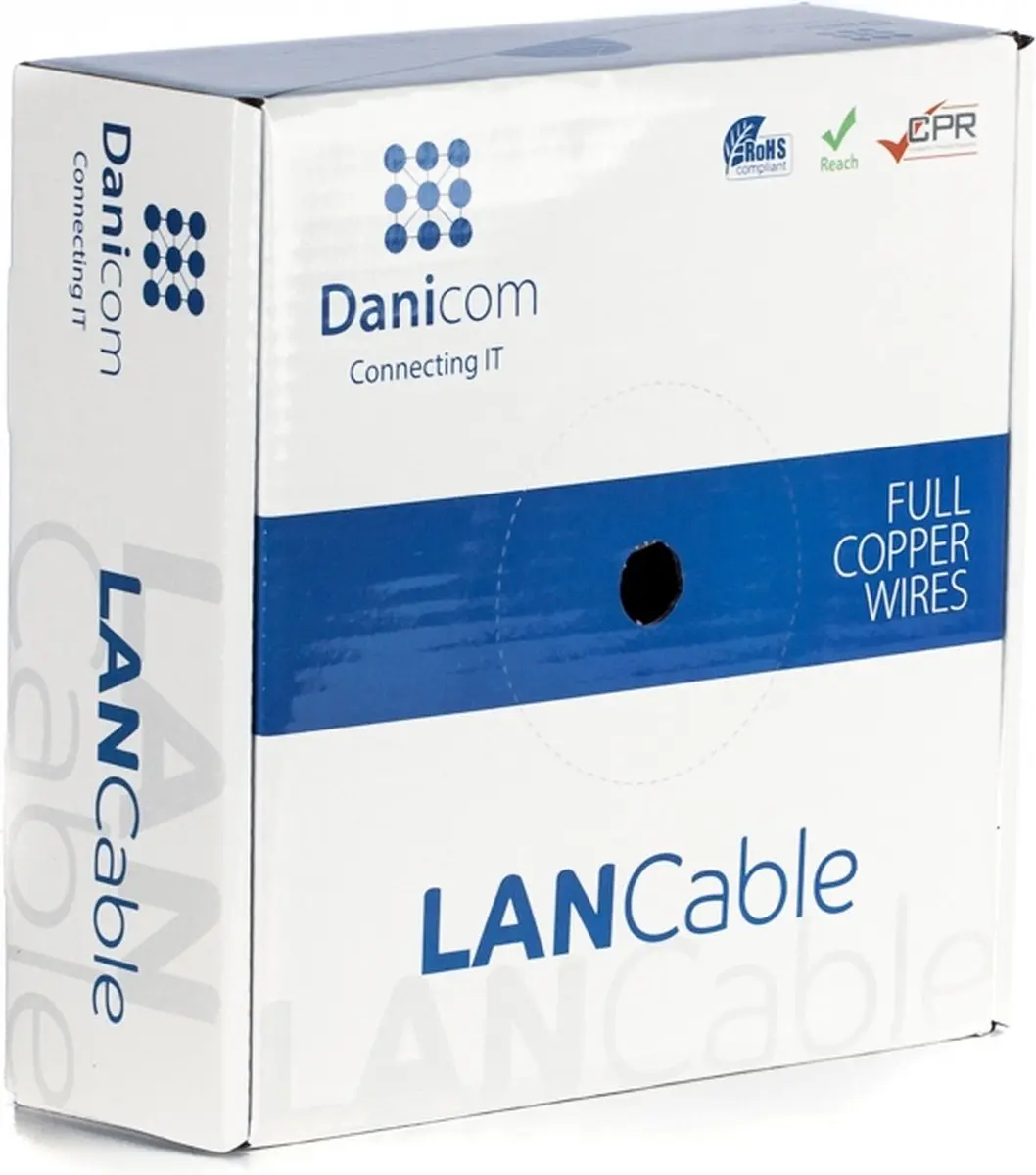 Danicom DC-FTP6-50-FCA CAT6 FTP Netwerkkabel 50m - Grijs - afbeelding 4 van 4
