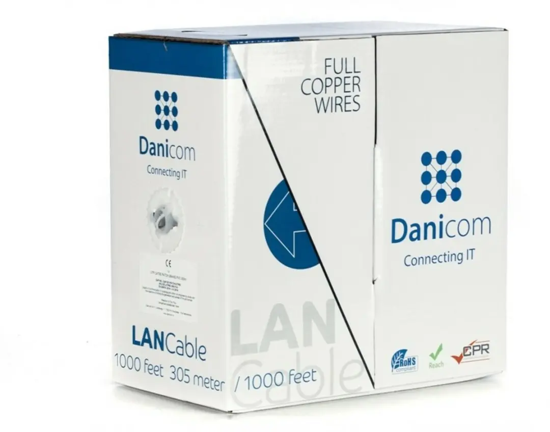 Danicom DC-UTP5E-305-FCA CAT5E Netwerkkabel 305m