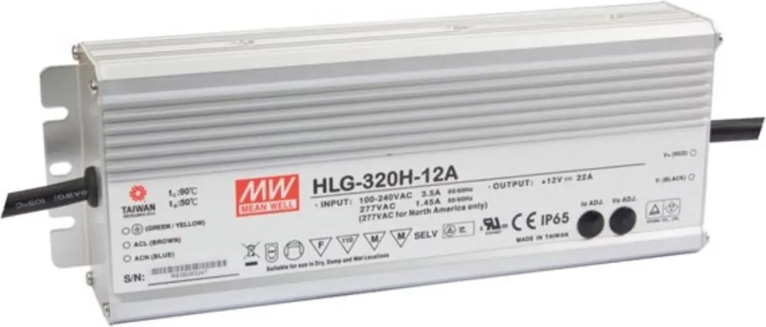 Mean Well HLG-320H-12A Schakelende Voeding 320W