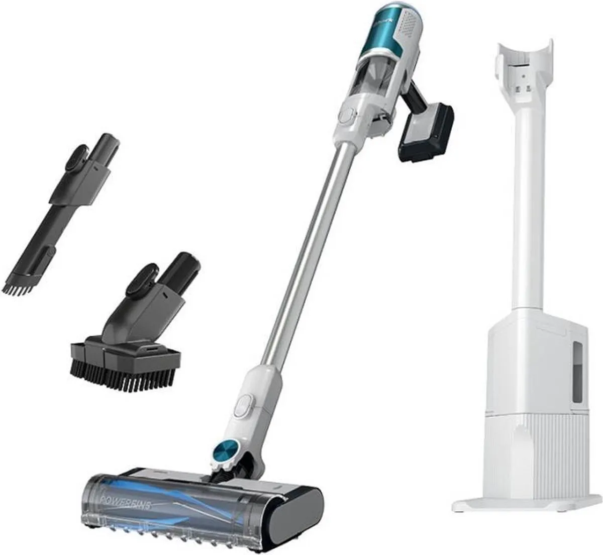Shark BU3521EU Clean & Empty Draadloze Stofzuiger - 40 minuten - Wit