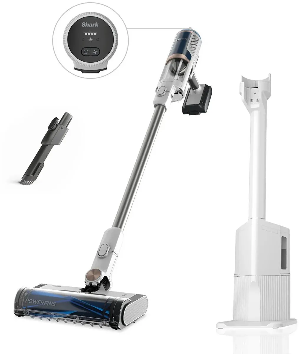 Shark BU3521EU Clean & Empty Draadloze Stofzuiger - 40 minuten - Wit